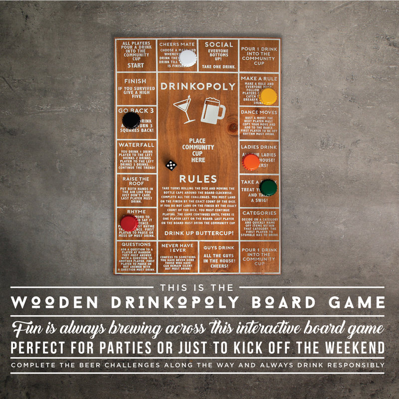 Hammer And Axe 6 Player Wood Drinking Games & Reviews Wayfair